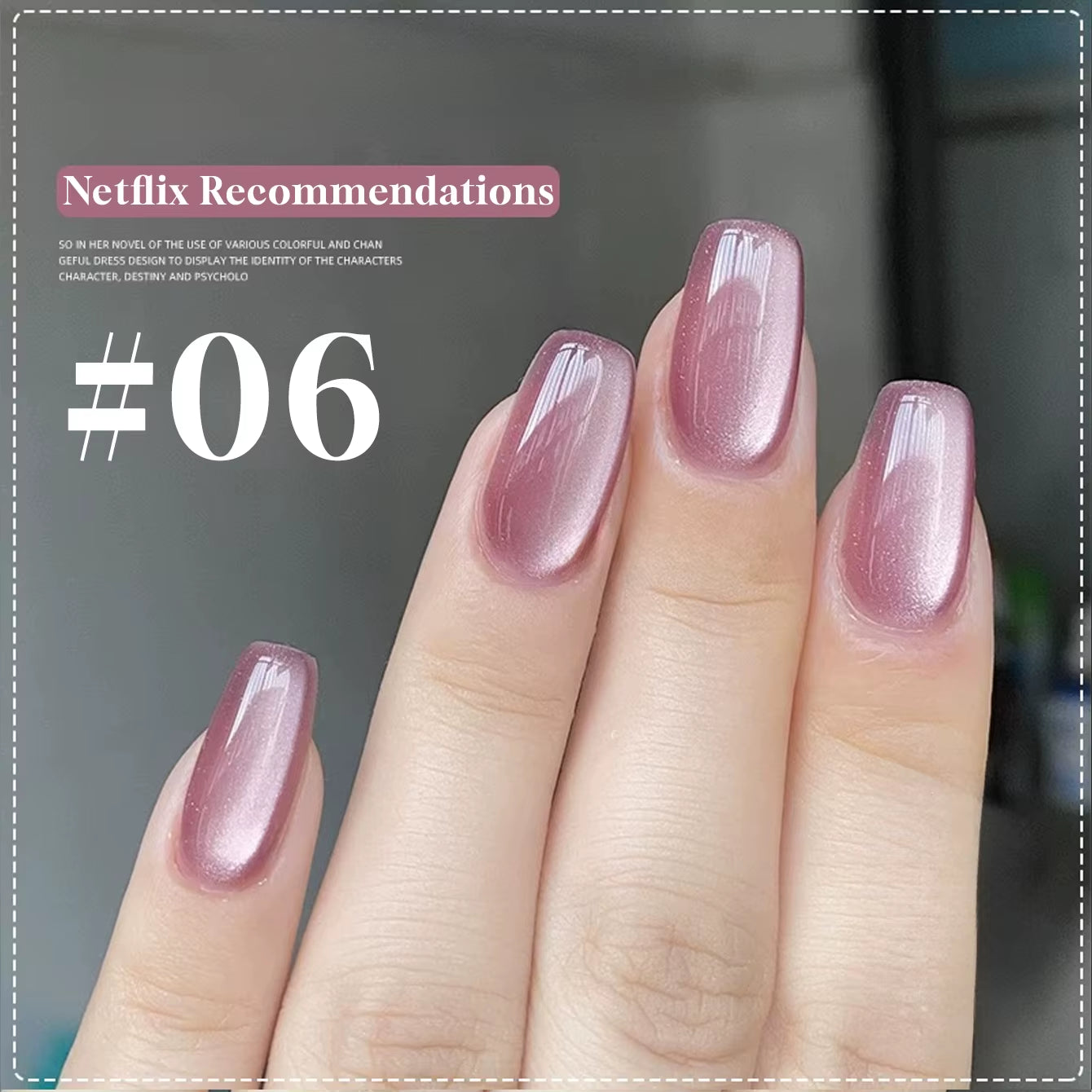 MIANEL 12ML 1-12PCS Flower-Like Satin Cat Eye Gel Nail Polish, Popular Whitening Nail Polish, Suitable for Nails and Toe Nail