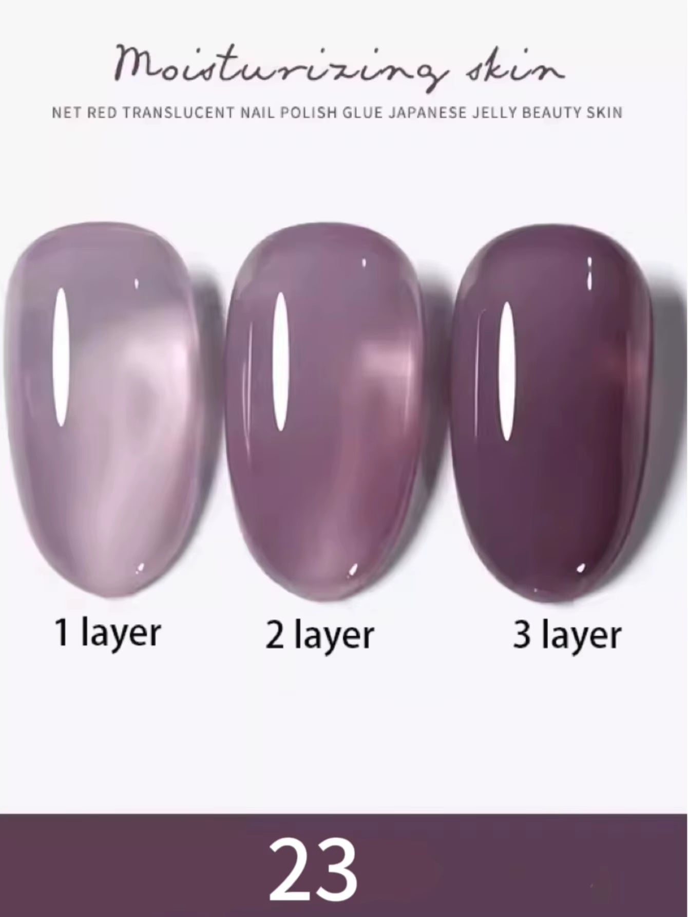 1-30Pcs ZH Spring Summer Popular Jelly Jade Ice Transparent Nude Pink UV Gel Nail Polish All-Match Kit Nail Salon Nail Art