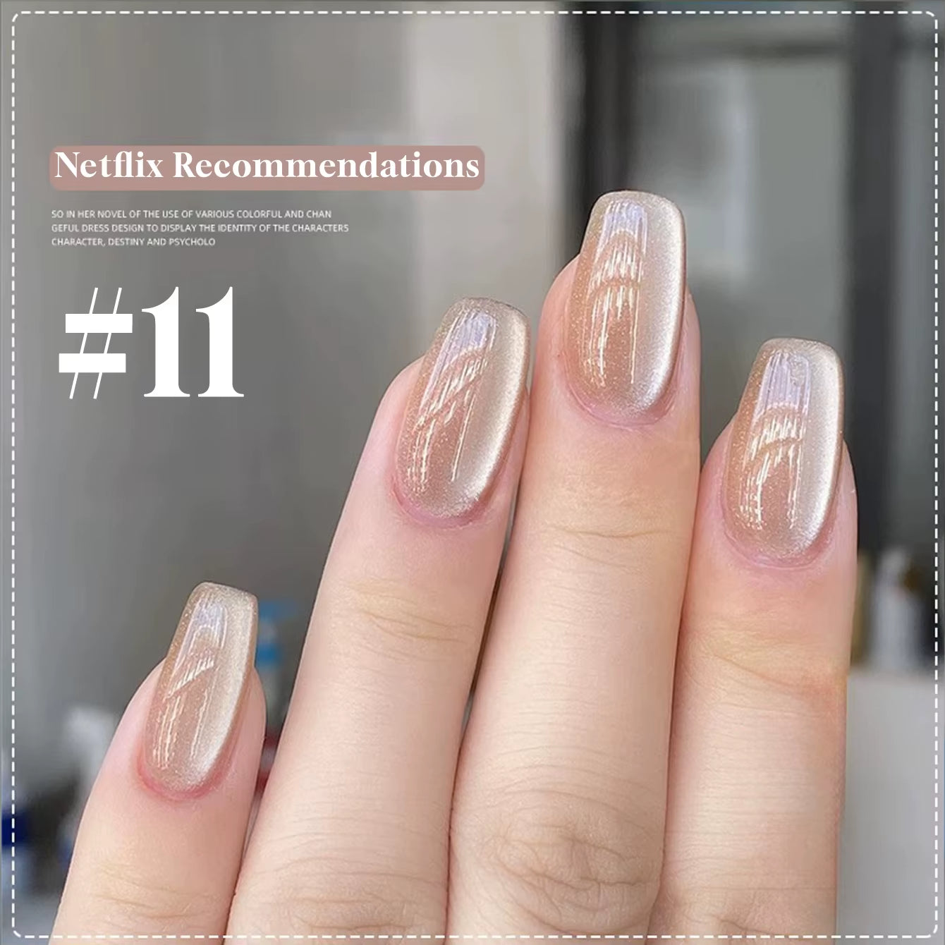 MIANEL 12ML 1-12PCS Flower-Like Satin Cat Eye Gel Nail Polish, Popular Whitening Nail Polish, Suitable for Nails and Toe Nail