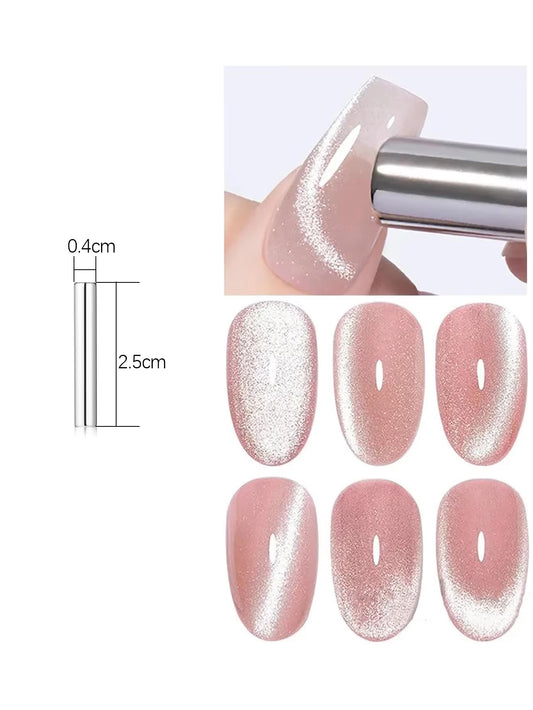 MIANEL 12ML 1-12PCS Flower-Like Satin Cat Eye Gel Nail Polish, Popular Whitening Nail Polish, Suitable for Nails and Toe Nail