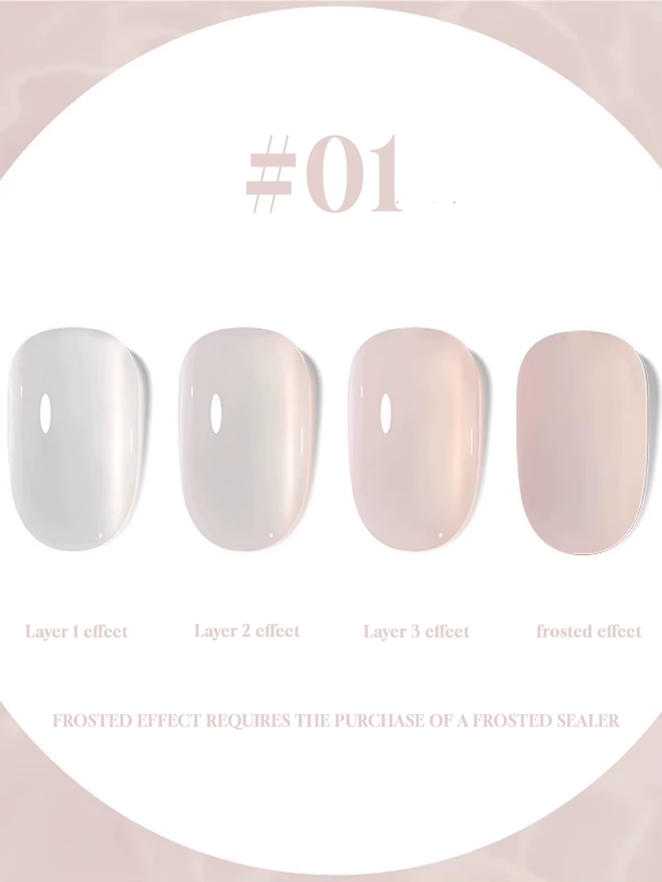 1-30Pcs ZH Spring Summer Popular Jelly Jade Ice Transparent Nude Pink UV Gel Nail Polish All-Match Kit Nail Salon Nail Art