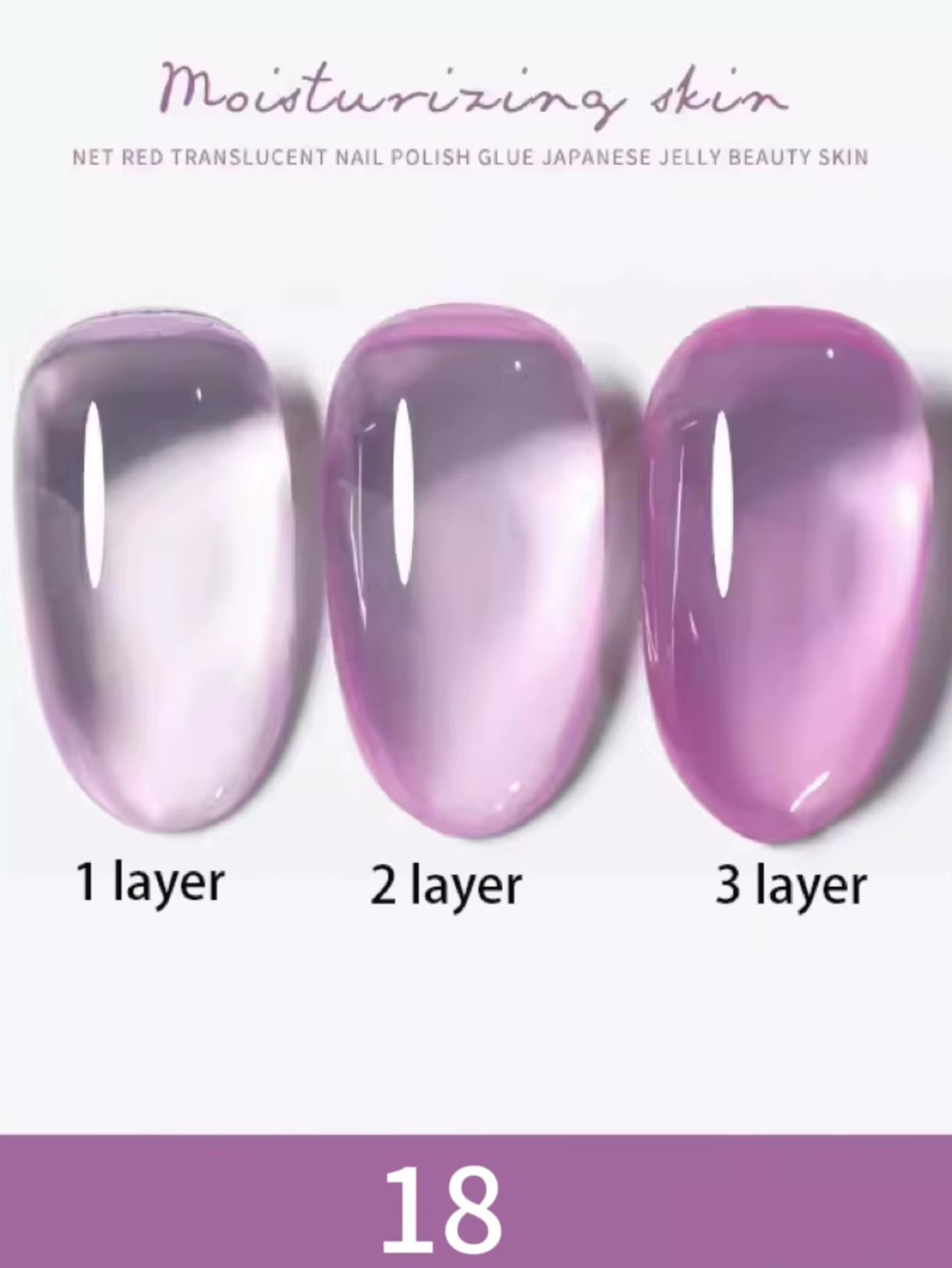 1-30Pcs ZH Spring Summer Popular Jelly Jade Ice Transparent Nude Pink UV Gel Nail Polish All-Match Kit Nail Salon Nail Art