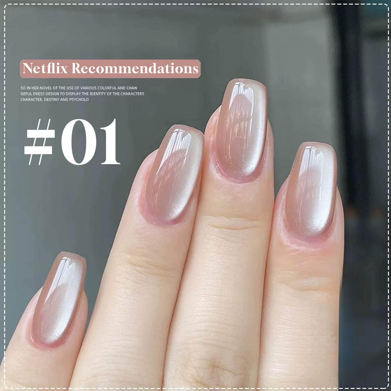 MIANEL 12ML 1-12PCS Flower-Like Satin Cat Eye Gel Nail Polish, Popular Whitening Nail Polish, Suitable for Nails and Toe Nail