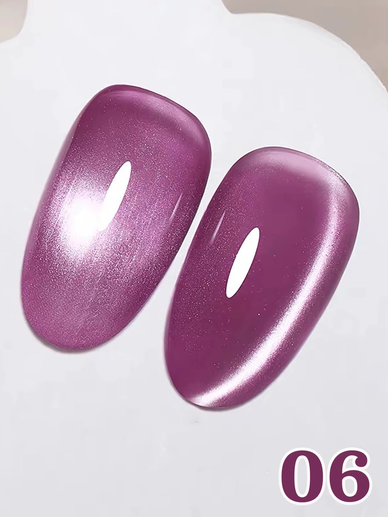 MIANEL 12ML 1-12PCS Flower-Like Satin Cat Eye Gel Nail Polish, Popular Whitening Nail Polish, Suitable for Nails and Toe Nail