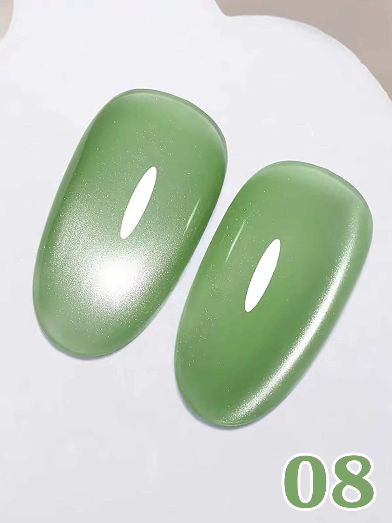 MIANEL 12ML 1-12PCS Flower-Like Satin Cat Eye Gel Nail Polish, Popular Whitening Nail Polish, Suitable for Nails and Toe Nail