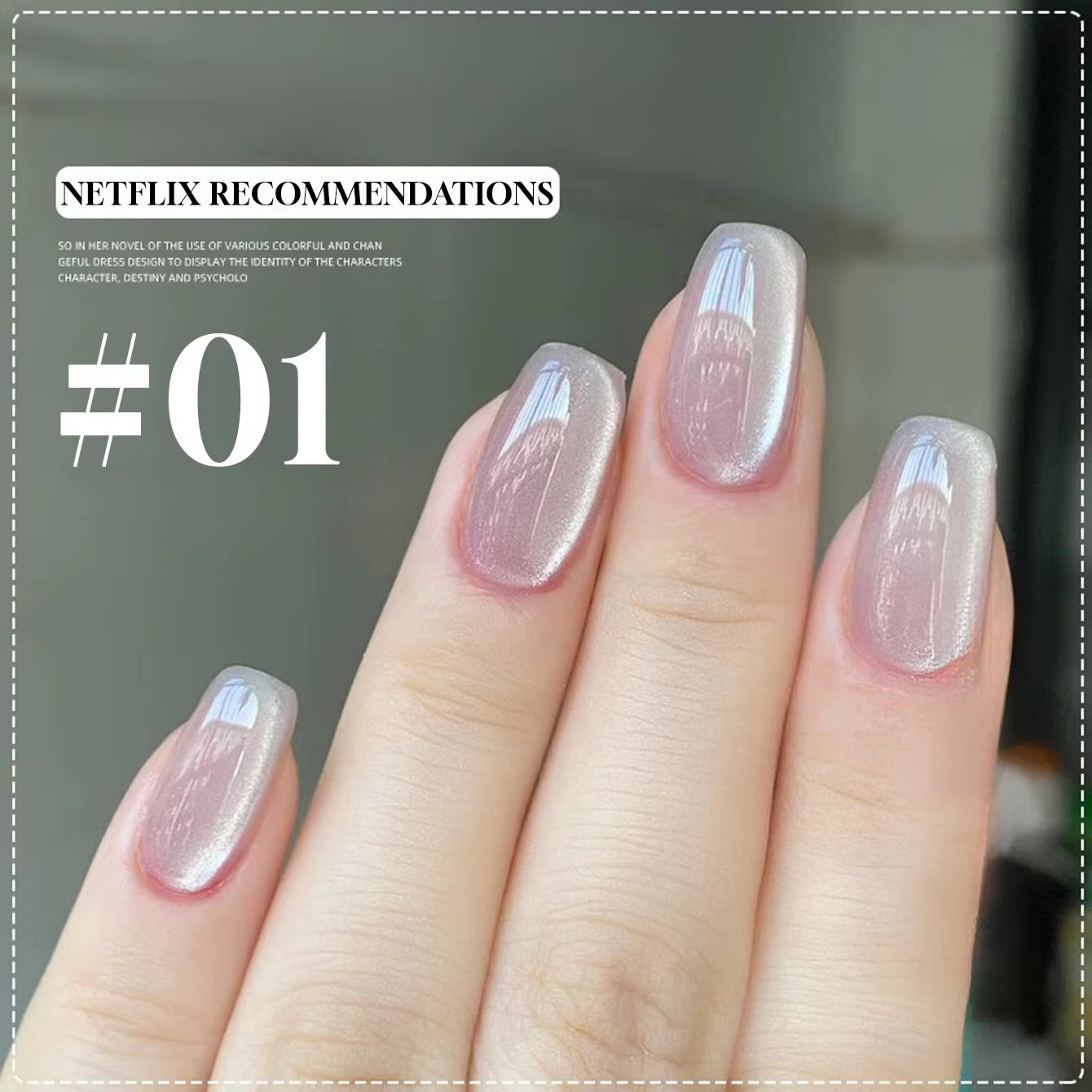 MIANEL 12ML 1-12PCS Flower-Like Satin Cat Eye Gel Nail Polish, Popular Whitening Nail Polish, Suitable for Nails and Toe Nail