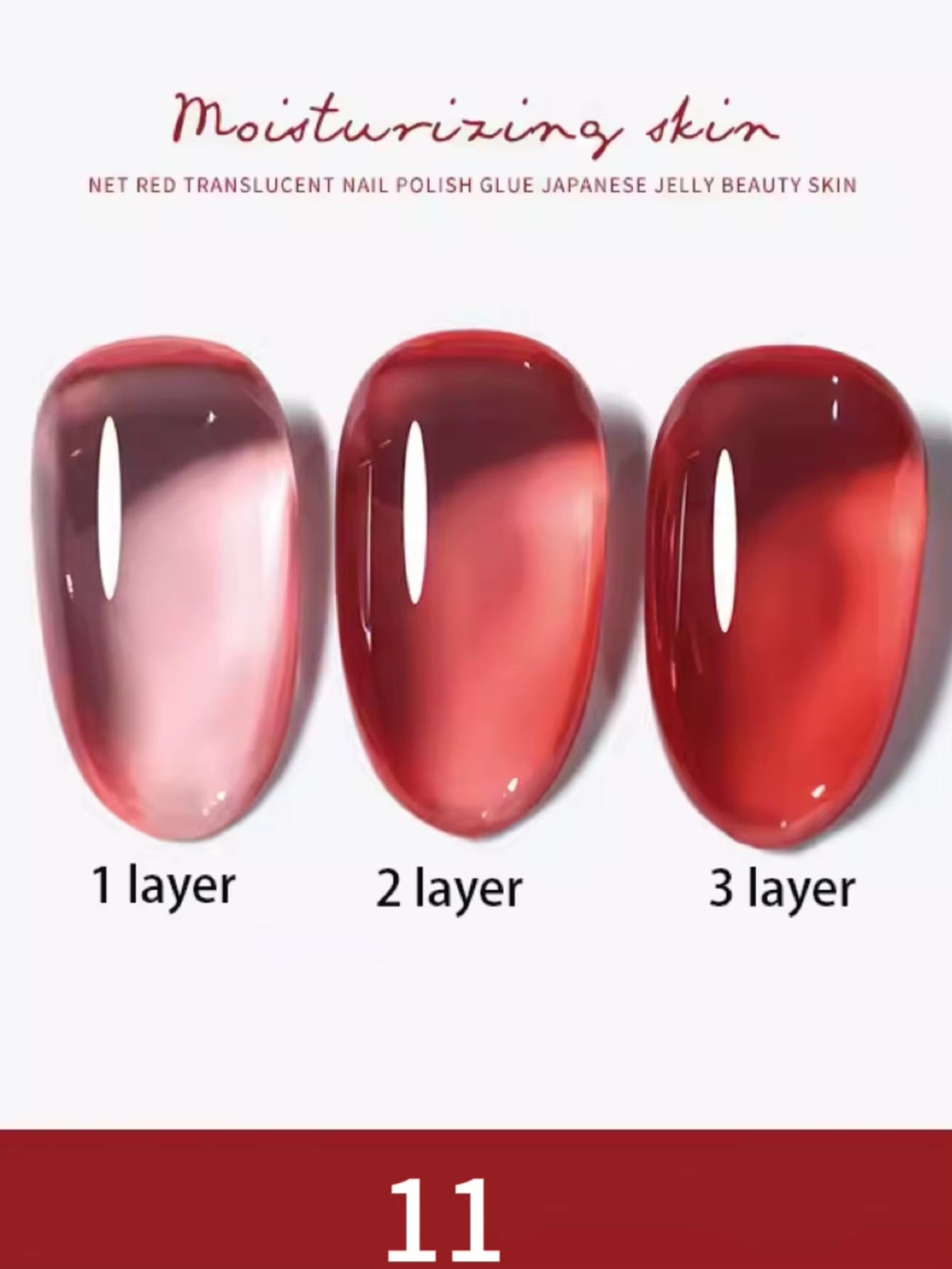 1-30Pcs ZH Spring Summer Popular Jelly Jade Ice Transparent Nude Pink UV Gel Nail Polish All-Match Kit Nail Salon Nail Art
