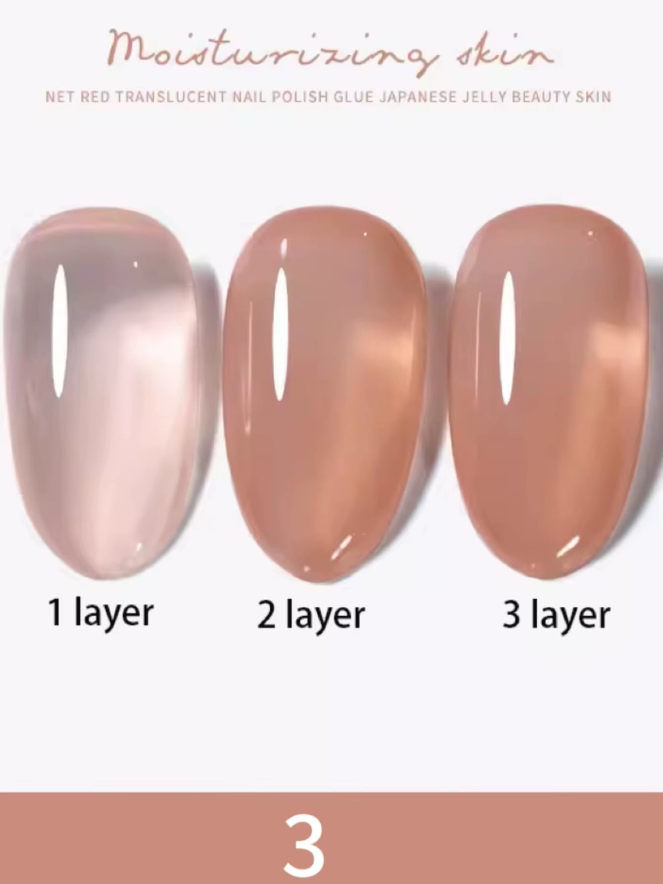1-30Pcs ZH Spring Summer Popular Jelly Jade Ice Transparent Nude Pink UV Gel Nail Polish All-Match Kit Nail Salon Nail Art