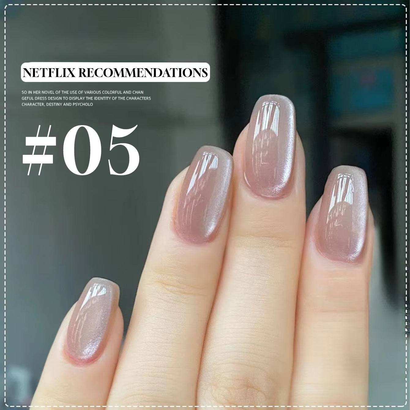 MIANEL 12ML 1-12PCS Flower-Like Satin Cat Eye Gel Nail Polish, Popular Whitening Nail Polish, Suitable for Nails and Toe Nail