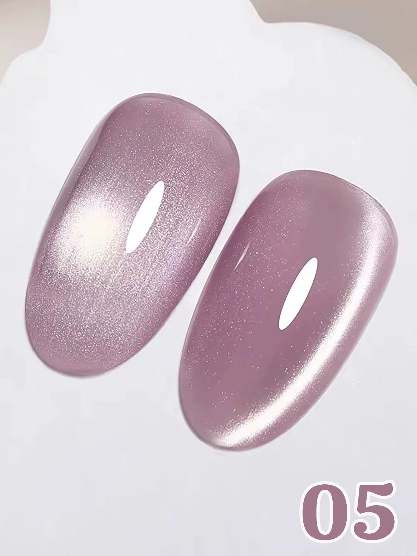 MIANEL 12ML 1-12PCS Flower-Like Satin Cat Eye Gel Nail Polish, Popular Whitening Nail Polish, Suitable for Nails and Toe Nail