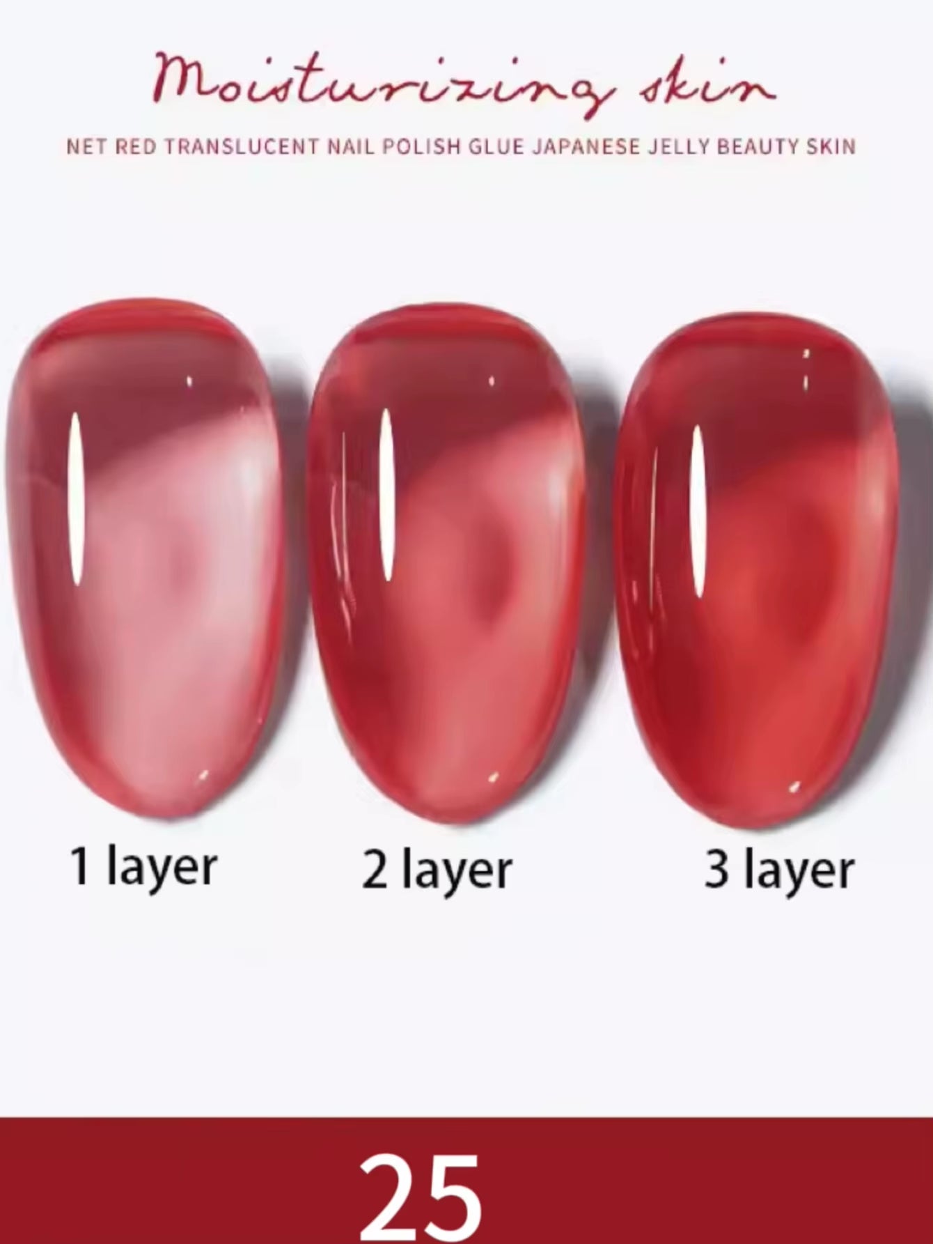 1-30Pcs ZH Spring Summer Popular Jelly Jade Ice Transparent Nude Pink UV Gel Nail Polish All-Match Kit Nail Salon Nail Art
