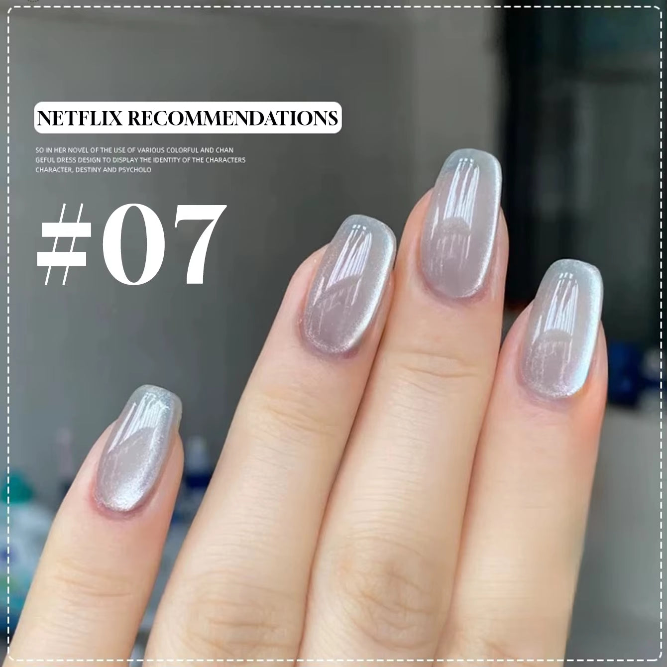 MIANEL 12ML 1-12PCS Flower-Like Satin Cat Eye Gel Nail Polish, Popular Whitening Nail Polish, Suitable for Nails and Toe Nail