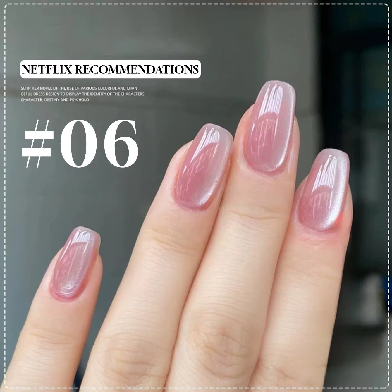 MIANEL 12ML 1-12PCS Flower-Like Satin Cat Eye Gel Nail Polish, Popular Whitening Nail Polish, Suitable for Nails and Toe Nail