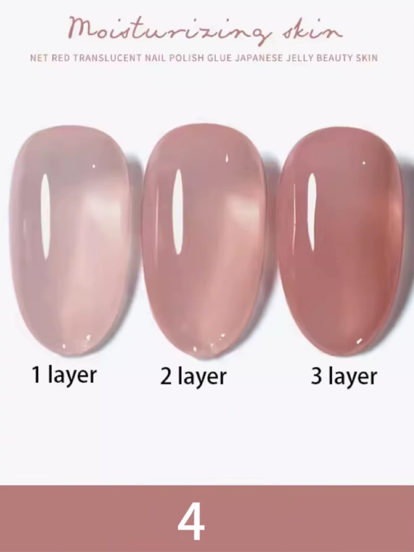 1-30Pcs ZH Spring Summer Popular Jelly Jade Ice Transparent Nude Pink UV Gel Nail Polish All-Match Kit Nail Salon Nail Art