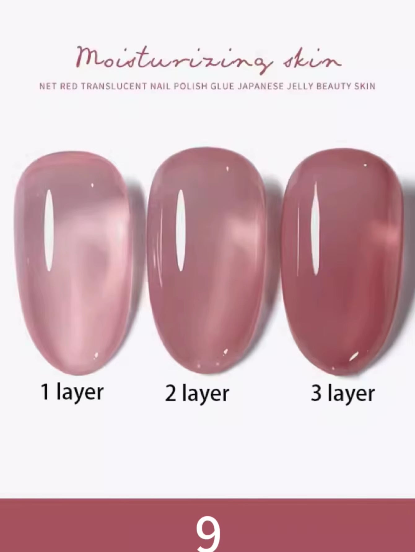 1-30Pcs ZH Spring Summer Popular Jelly Jade Ice Transparent Nude Pink UV Gel Nail Polish All-Match Kit Nail Salon Nail Art