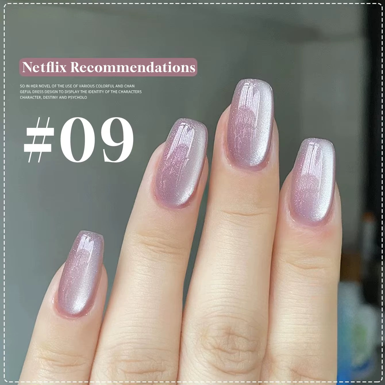 MIANEL 12ML 1-12PCS Flower-Like Satin Cat Eye Gel Nail Polish, Popular Whitening Nail Polish, Suitable for Nails and Toe Nail