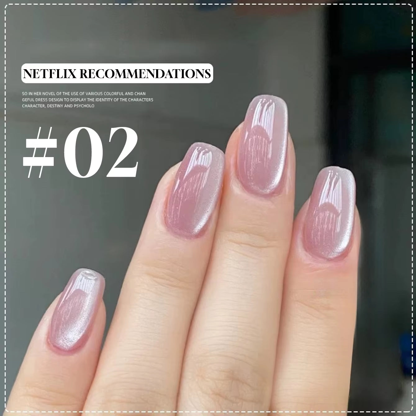 MIANEL 12ML 1-12PCS Flower-Like Satin Cat Eye Gel Nail Polish, Popular Whitening Nail Polish, Suitable for Nails and Toe Nail