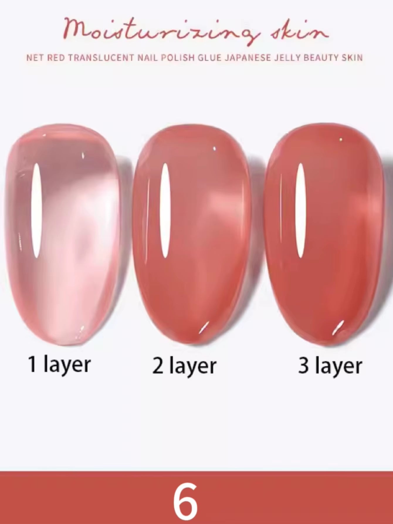 1-30Pcs ZH Spring Summer Popular Jelly Jade Ice Transparent Nude Pink UV Gel Nail Polish All-Match Kit Nail Salon Nail Art